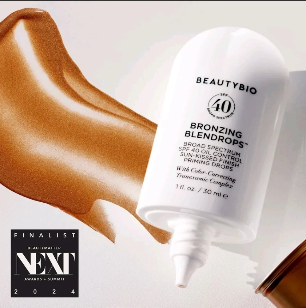NiB BeautyBio Bronzing BLENDROPS Broad Spectrum SPF 40 Oil-Control Priming Drops
